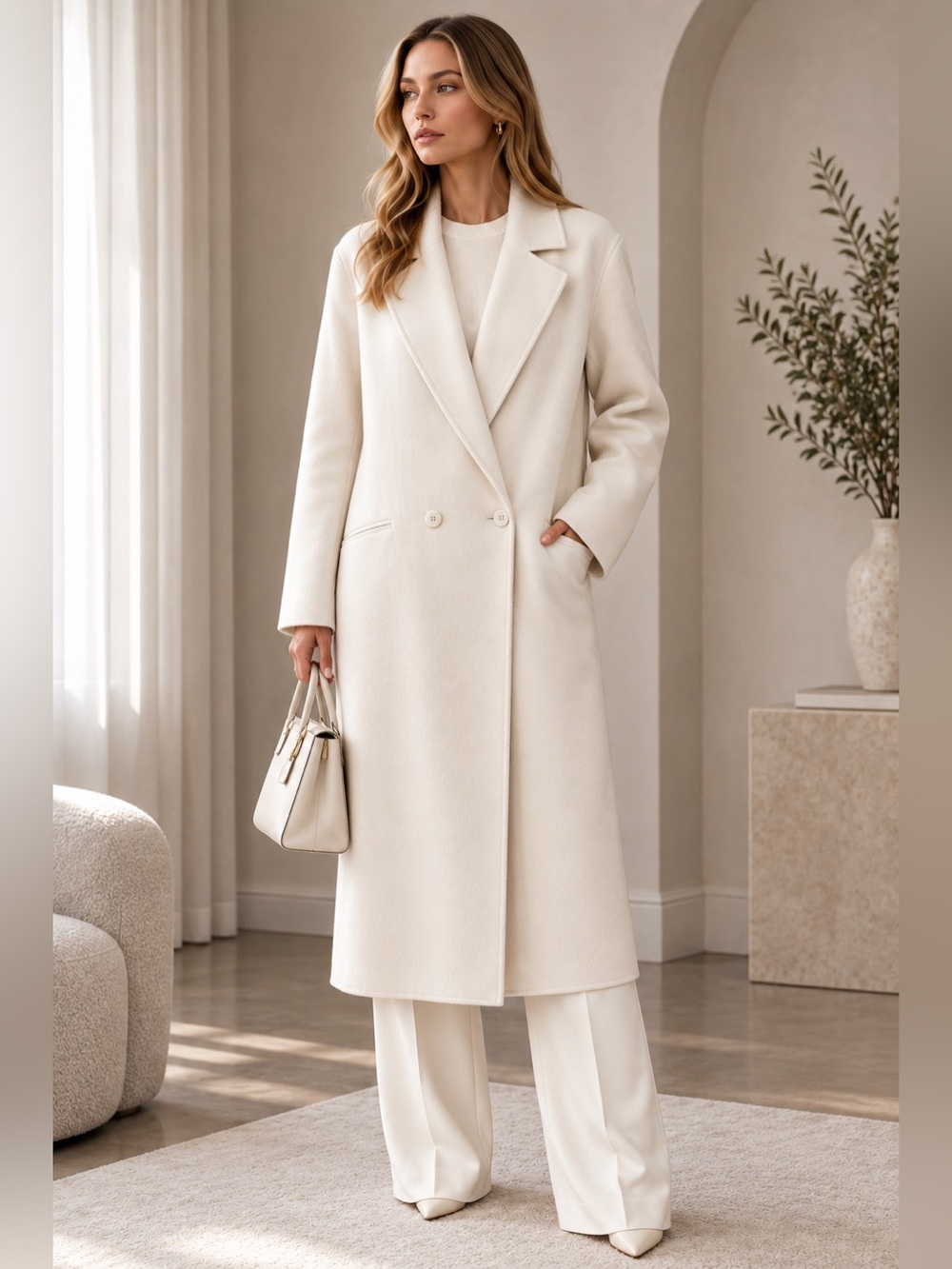 NWT Alice & Olivia Wool & Cashmere Jimmy Coat size M